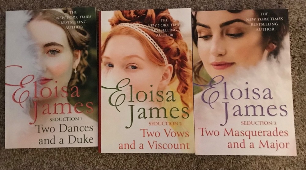 Lot of 3 Eloisa James novels