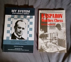 Chess Book Lot – 10 Books – Mikhail Tal, Kasparov, Bobby Fischer, Nimzowitsch
