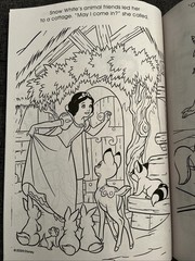 Snow White Jumbo Coloring & Activity Book Puzzles Games Disney Bonus Character
