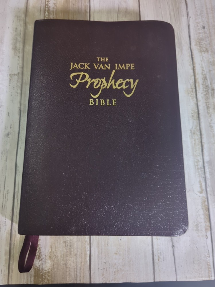 KJV The Jack Van Impe PROPHECY BIBLE Red Letter Limited Special Edition Leather