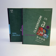 Vintage Adobe Classroom in a Book 1997 Lot After Effects 3.1 & Persuasion 4.0