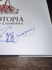 Calla Edition Dinotopia Journey to Chandara Signed Dinosaur Drawing James Gurney