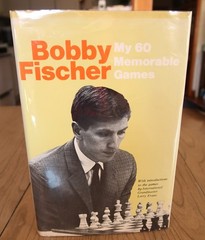 My 60 Memorable Games by Bobby Fischer HC/DJ 1ed Super Fast Free Shipping