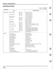 HONDA TRX450 Foreman ATV Service Manual 1998-2004 – WIRE BOUND – TOUGH COVERS