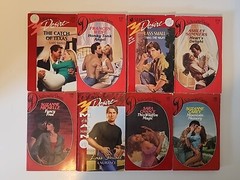 Lot of 100 Harlequin/Silhouette Desire Romance Paperbacks Random Mix Vintage