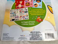 New 2021 Dreamtivity Disney Emoji Stickertivity Funny Face Sticker Activity Book