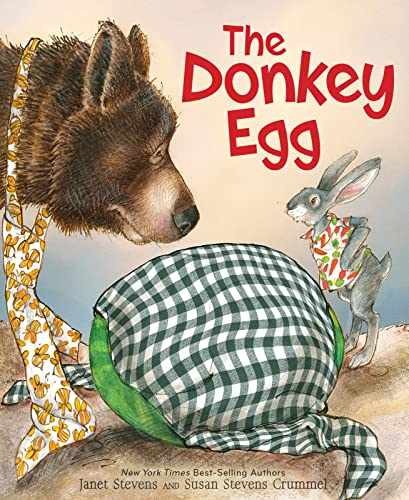 The Donkey Egg – Hardcover, by Stevens Janet; Crummel Susan – Very Good b