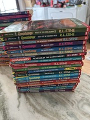 62 Complete Goosebumps Series, 1-62 RL Stine Mix Lot Covers