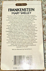 FRANKENSTEIN by MARY SHELLEY Signet Classic 1983