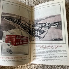 Antique Calumet Baking Powder Cookbook 16 Ed 1920s Recipes Photos Chicago IL vtg