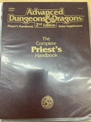 DND 2E Players Handbook Supplement Lot: Thief, Fighter, Wizard, Priest