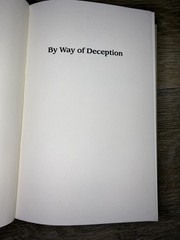 By Way of Deception Victor Ostrovsky 1990 Hardcover 1st Edition First Printing