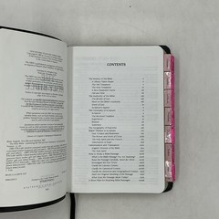 NRSV New Revised Standard Version Premium Bible Black Bonded Leather Abingdon
