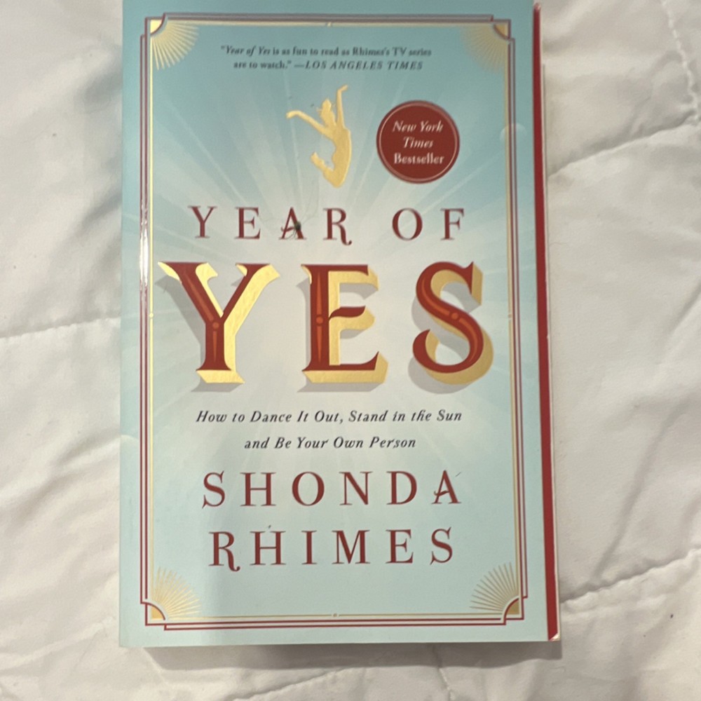 Year of Yes by Shonda Rhimes Hardcover Self-Help Young Adult Nonfiction English