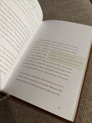 Hallmark 100 Favorite Bible Verses Faux Leather Bound Gold Edges Bookmark 2005