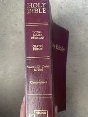 Holy Bible King James Version Giant Print Words Of Christ Nelson Regency
