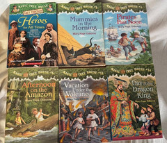 Magic Tree House Set of 12 Paperback Books Includes Fact Tracker Heroes Book