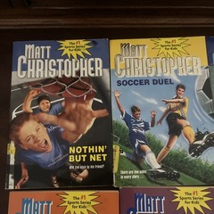 Vtg Matt Christopher Sports Book Lot Of 6 Soccer Basketball