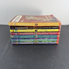 Animorphs Book Lot 7 K.A. Applegate #1 2 13 14 16 Megamorphs Scholastic