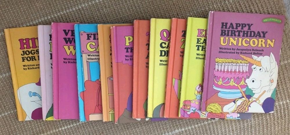 11 Sweet Pickles Books 8 1/4″ x 6 1/2″ Lion Unicorn Hippo Zebra Camel +