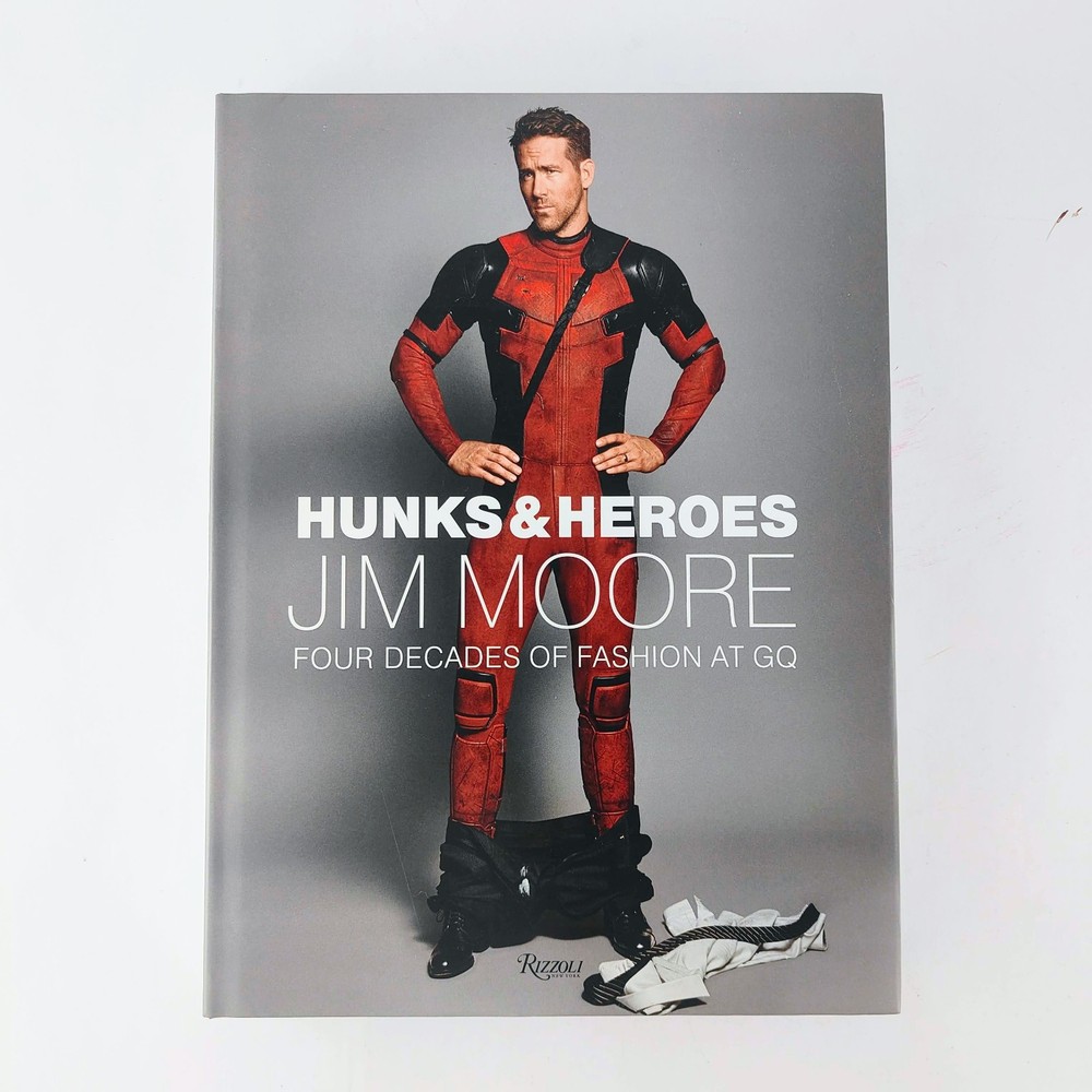 Hunks and Heroes : Four Decades of Fashion at GQ by Jim Moore 2019 Hardcover DJ