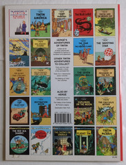 Adventures of Tintin Herge 4 Book – Moon, Black Island, America & Tibet 1968