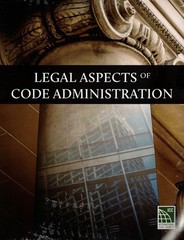 Legal Aspects of Code Administration (Brand New Paperback by ICC)