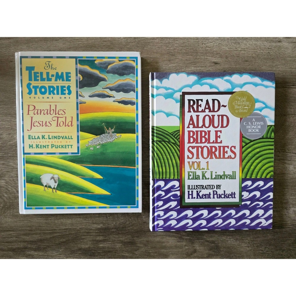 Read-Aloud Bible Stories Tell-Me Stories Vol 1 Ella K Lindvall Hardcover 2 Book