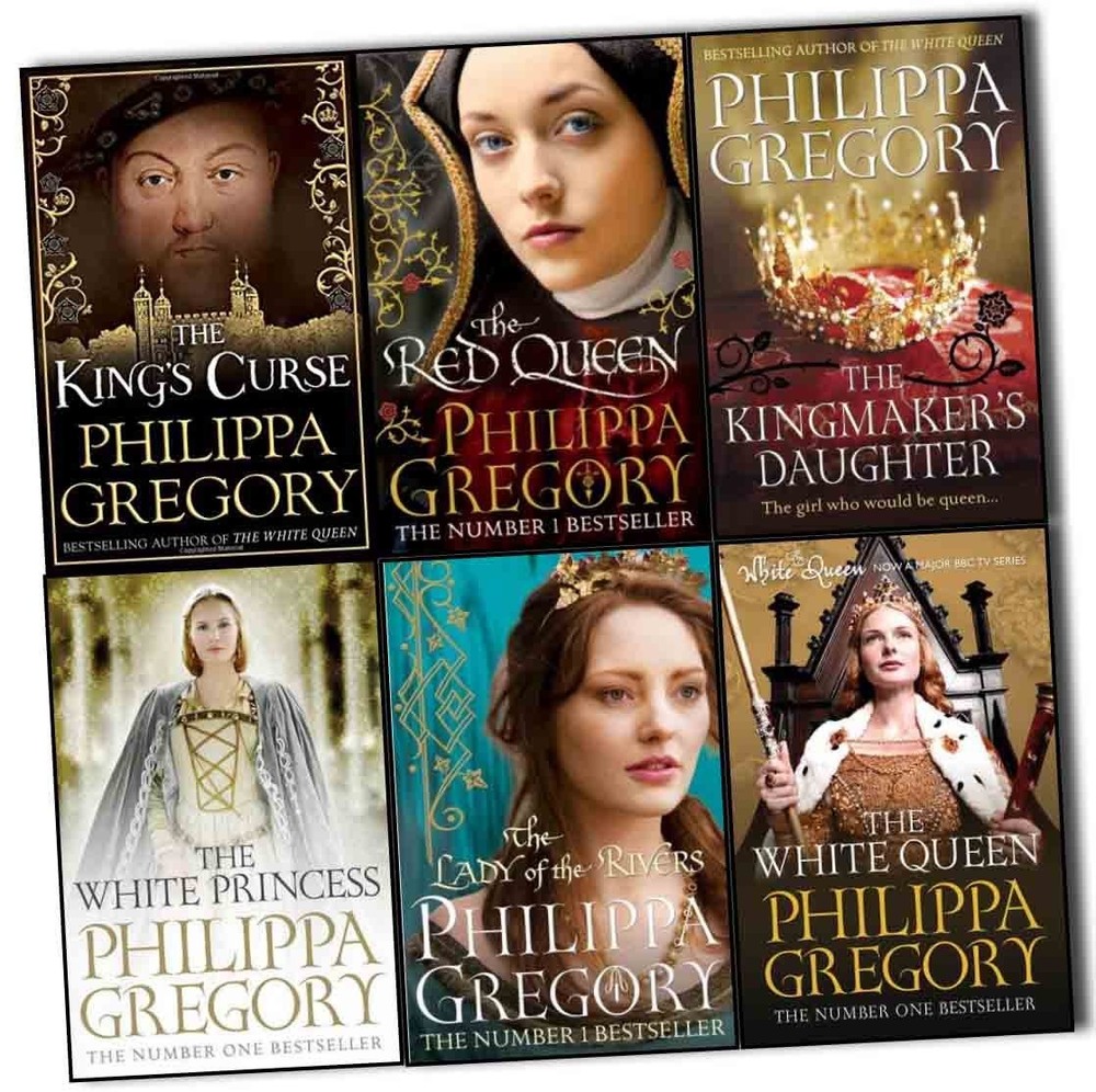 Cousins’ War Series 6-Book Set by Philippa Gregory – Historical Fiction Paperbac