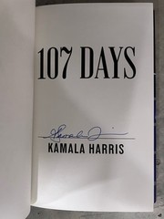 SIGNED Kamala Harris Autographed Book 107 Days (1st/1st, Hardcover, 2025)