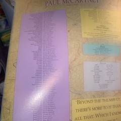 Vintage The PAUL MCCARTNEY World Tour Concert Book Program 1989/1990 The Beatles