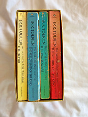 J.R.R. Tolkien Gold Foil 4 Paperback Box Set 1973 J.R.R. TOLKIEN