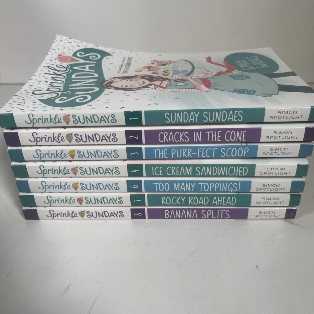 Sprinkle Sundays Books Series Coco Simon 1-4 6-8 Lot of 7 PB