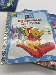 Lot of 7 Little Golden Books Newer 1990s-2020s Luca Christmas Nature Pooh Lion