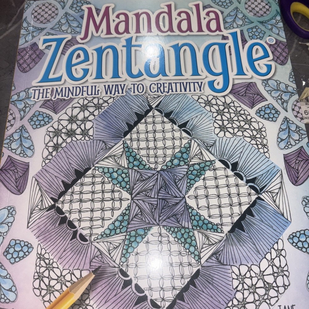 Mandala Zentangle by Jane Marbaix (2015, Trade Paperback)