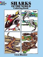 Sharks of the World Coloring Book (Dover Nature Coloring Book) Llyn Hunter pape