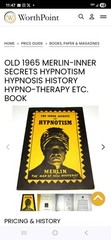 the inner secrets of hypnotism Merlin the man of one thousand mysteries 1965