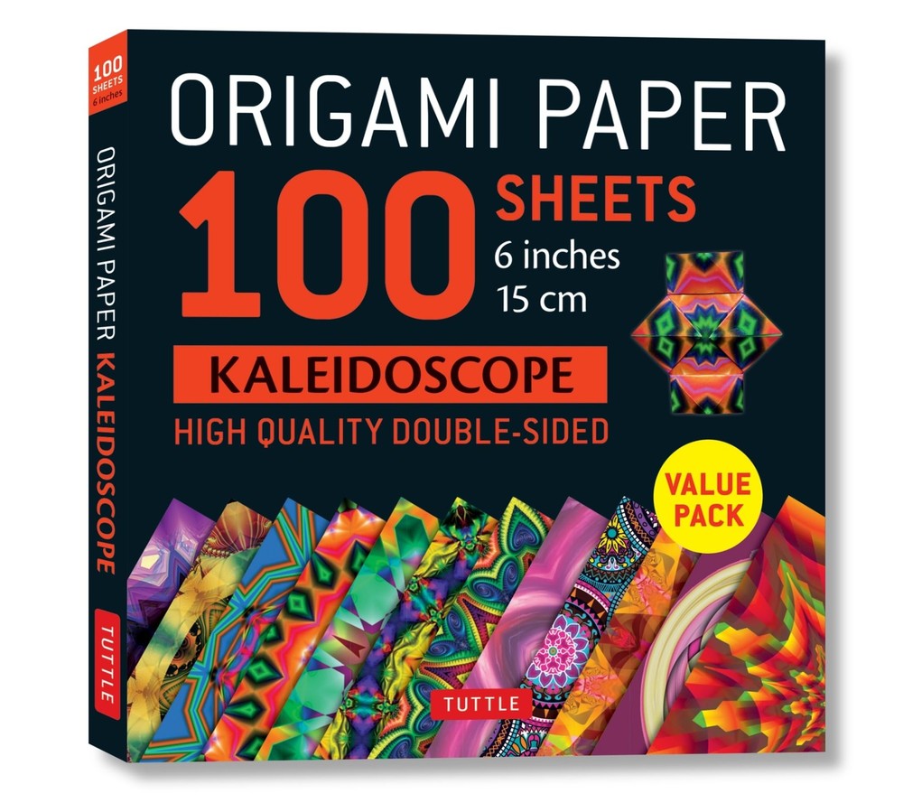 Origami Paper 100 sheets Kaleidoscope 6″ (15 cm): Tuttle Paper:…