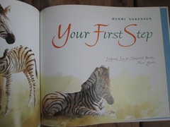 Your First Step Book Henri Sorensen 1996 Hardcover First Edition Beautiful Art