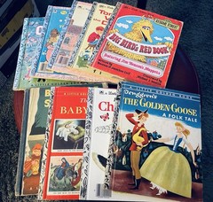 Lot of 9 Little Golden Books & Big Little Golden Books 1940’s – 1980’s