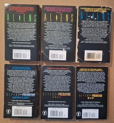 AVP Aliens Vs. Predator And Aliens Book Lot Of 6 Planet Prey War