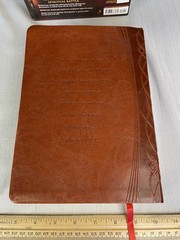 NKJV Spiritual Warfare Bible Brown Leathersoft Charisma House **EXCELLENT**