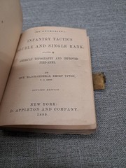 1889 United States Army Infantry Tactics Upton Revised Edition Appleton Rough