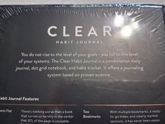 Baronfig Clear Habit Journal Book Sealed Box Black Flagship James Clear NIP NEW