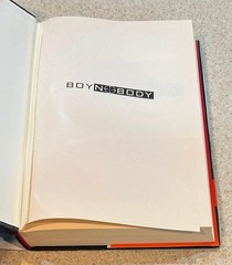 Allen ZADOFF — Boy Nobody (YA Action) — 2013 SIGNED 1st Edition Hardcover