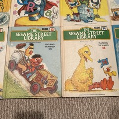 Vintage Sesame Street Library Books Set Vol 1–15 CTW Funk Wagnalls 1970s