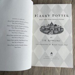 Harry Potter And The Sorcerer’s Stone-First American Edition Oct 1998 Hardcover
