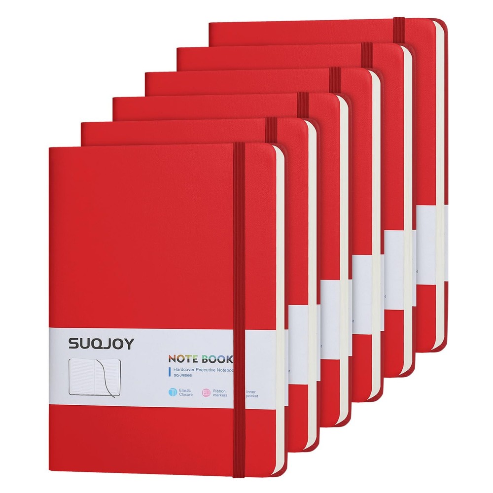 Lined Journal Notebooks, 6 Pack 160 Pages, 5.5x 8.2-Inch Journals for Women M…