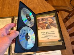Great Courses: Great Artists of the Italian Renaissance 3 books & 6 DVDs w/books