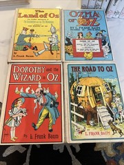 Wizard of OZ L. Frank Baum 14 Books Hardcover Reilly & Lee White Edition 1960’s!